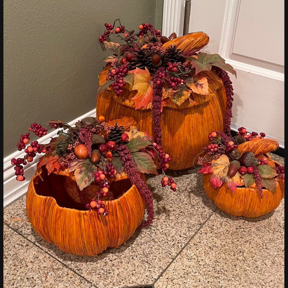 Pumpkin Decoration Set of 3
